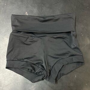 Weissman Black Athletic Women's Shorts